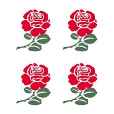 Zestaw 4 róż Tymczasowy tatuaż Wodoodporny długi ostatni Red England English Rose na sprzedaż  Wysyłka do Poland