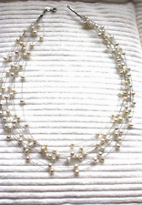 Halskette perlen weiß gebraucht kaufen  Almke