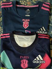 Lote de camisetas de rugby para hombre Adidas Stade Francais Paris Francia, talla XL, usado segunda mano  Argentina 