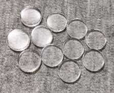 Moneda de cabujón redonda plana de cuarzo cristal calidad AAA piedra preciosa suelta 6 mm-20 mm segunda mano  Embacar hacia Argentina