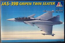 Italeri JAS-39B Gripen Twin Seater 1216 1/72 Open Model Kit ‘Sullys Hobbies for sale  Shipping to South Africa