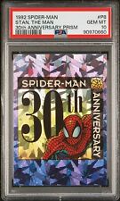 1992 Spider-Man 30th Anniversary Prism P8 Stan The Man PSA 10 for sale  Shipping to South Africa