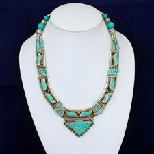 Handcrafted turquoise Lapis necklace elite handmade religious jewelry necklace for sale  Shipping to South Africa