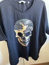 Black sequin skull for sale  SUTTON COLDFIELD