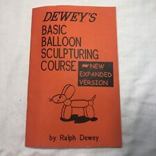 Usado, Curso básico de escultura em balão Dewey Ralph Dewey 1978 livreto 12 páginas 1995 comprar usado  Enviando para Brazil