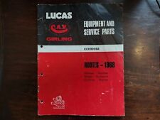 Lucas parts book for sale  NOTTINGHAM