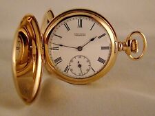 123 AÑOS ANTIGUO OMEGA 10K ESTUCHE DE CAZADOR RELLENO DE ORO EXCELENTE RELOJ segunda mano  Embacar hacia Argentina