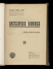 Enciclopedia giuridica. settim usato  Firenze
