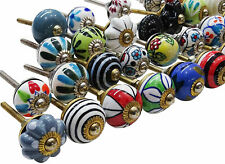 Colorful knobs handpainted for sale  Shipping to Ireland