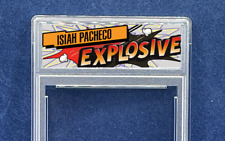 ISIAH PACHECO 2023 Panini Absolute Explosive Inspired Custom Slab Case for sale  Shipping to South Africa