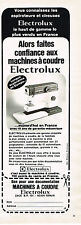 PUBLICITE ADVERTISING 114  1980  ELECTROLUX  machine à coudre d'occasion  Roquebrune-sur-Argens
