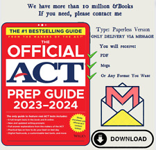 The Official ACT Prep Guide 2023-2024: Livro + 8 Testes Práticos + 400 Digital Fla comprar usado  Enviando para Brazil