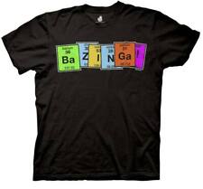 Camiseta de mesa periódica negra para adultos programa de televisión The Big Bang Theory Bazinga, usado segunda mano  Embacar hacia Argentina