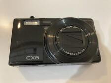 RICOH CX6 BK 10.0MP Digital Camera HD Movie 28-300mm Black Working Tested for sale  Shipping to South Africa