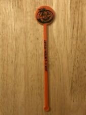 Halloween Jack O'Lantern Resort Swizzle Stick Stirrer  for sale  Shipping to South Africa