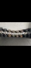 Metal dumbbell collection for sale  NEW MILTON