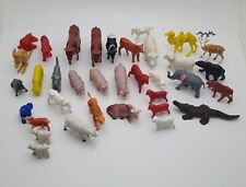 Usado, Lote vintage de bonecos de brinquedo de animais moldados e sólidos de plástico  comprar usado  Enviando para Brazil