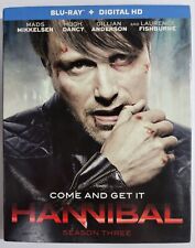 Hannibal: Temporada 3 (Blu-ray, 2015) Thriller de terror con cubierta deslizante segunda mano  Embacar hacia Argentina