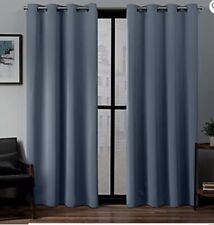 curtains 2 blue sateen for sale  Waterloo