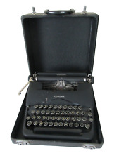 1940 VINTAGE SMITH CORONA FLOATING SHIFT SILENT BLACK PORTABLE MANUAL TYPEWRITER for sale  Shipping to South Africa