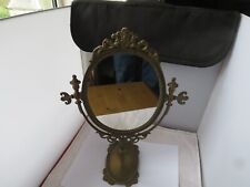 antique brass mirror for sale  LANGHOLM