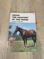 Conheça a Anatomia do Cavalo por Donald L. MacDonald Brochura 1971 comprar usado  Enviando para Brazil