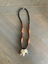 Beaded elephant necklace for sale  Jenison