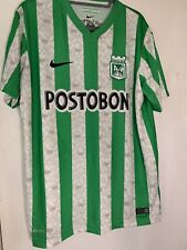 Camiseta de futebol Atlético Nacional 2016 Postobon Home Adidas Colômbia verde grande comprar usado  Enviando para Brazil
