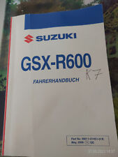 Handbuch suzuki gsx gebraucht kaufen  Wendeburg