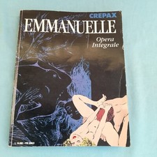 Usato, EMMANUELLE DI GUIDO CREPAX OPERA INTEGRALE PER ADULTI BLUE PRESS 1 EDIZIONE 1992 usato  Italia