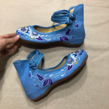 Retro Mujer Algodón Bordado Zapatos Informales Chinos Cómodos Ballet segunda mano  Embacar hacia Argentina