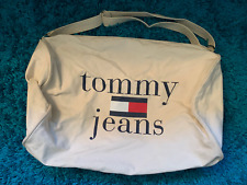 Bolsa de viagem/bolsa de ginástica/bolsa de viagem vintage anos 90 Tommy Jeans lona com alça comprar usado  Enviando para Brazil
