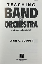 Banda de enseñanza y orquesta - métodos y materiales de Lynn G. Cooper 2004 HC segunda mano  Embacar hacia Argentina