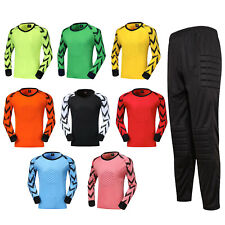 Conjunto de calças masculinas de manga comprida terno esportivo uniforme de futebol goleiro comprar usado  Enviando para Brazil