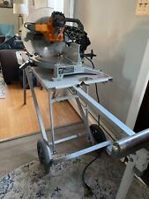 Used, 12 inch Ridgid Miter Saw with MS-UV utility vehicle  for sale  Kingston