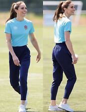 CALÇA JOGGER SWEATY BETTY AIR TAPER 27” LEG RUN AZUL MARINHO M KATE MIDDLETON comprar usado  Enviando para Brazil