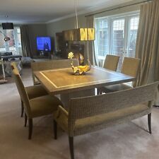 Travertine seater dining for sale  WEST MALLING