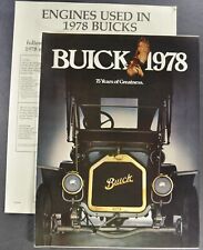 1978 buick brochure for sale  Olympia