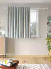 John Lewis Block Stripe Pair Dimout Pencil Plt Celeste Curtains, W117 Drop 137cm for sale  Shipping to South Africa