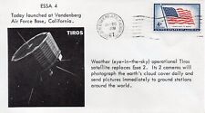 Usado, ESSA 4 satellite launch day Vandenberg AFB SARZIN Space cover 1967  Rare ! segunda mano  Embacar hacia Argentina