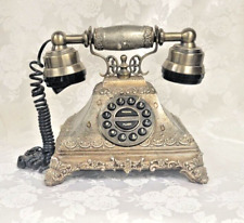 Teléfono con botón pulsador estilo emperador victoriano vintage segunda mano  Embacar hacia Argentina