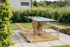 Tavolo giardino legno usato  Torrecuso