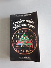 Franc maconnerie dictionnaire d'occasion  France