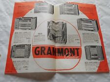 Vintage leaflet grammont d'occasion  Bais