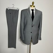 Traje Tommy Hilfiger Hombre Gris Sólido Lana 4 36W segunda mano  Embacar hacia Argentina