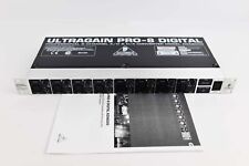 Novo BEHRINGER ADA8000 Ultragain Pro-8 Digital 8 canais mic Pre Ad/um conversor D, usado comprar usado  Enviando para Brazil