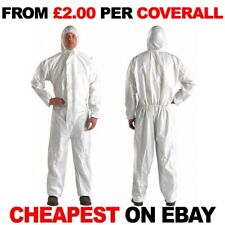 Disposable coveralls white for sale  UXBRIDGE