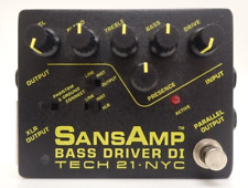 TECH 21 SansAmp BASS Driver DI Ver.1 BASS Effect Pedal In Working Order, used for sale  Shipping to South Africa