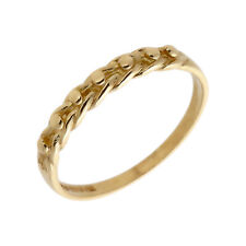 Pre-Owned 9ct Yellow Gold Single Row Keeper Ring Size: N 9ct gold For Her for sale  Shipping to South Africa