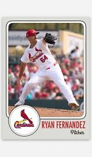 Usado, Tarjeta de béisbol Ryan Fernández personalizada de los St. Louis Cardinals edición limitada segunda mano  Embacar hacia Argentina
